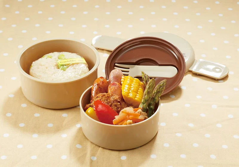 Skater 2-Tier Round Lunch Box 500ml