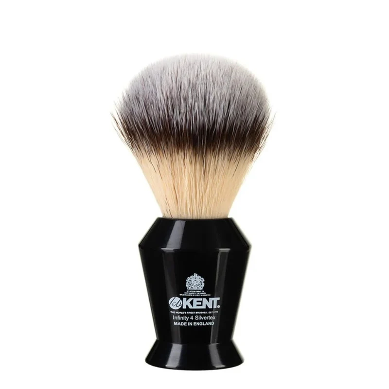 Blaireau de rasage 100 % synthétique "Infinity Plus" Noir - Medium (22mm/0.87") - INF4