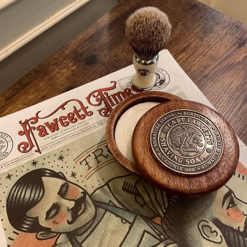 Captain Fawcett's - Savon de rasage "Scapicchio" (110g/3.88oz)