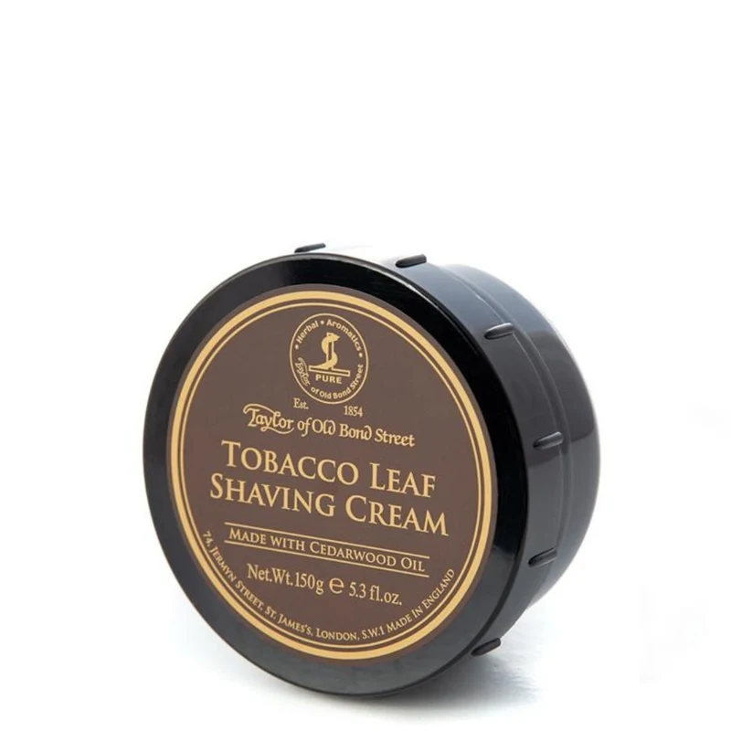 Crème à raser en bol - Feuille de tabac (150g/5.3oz)