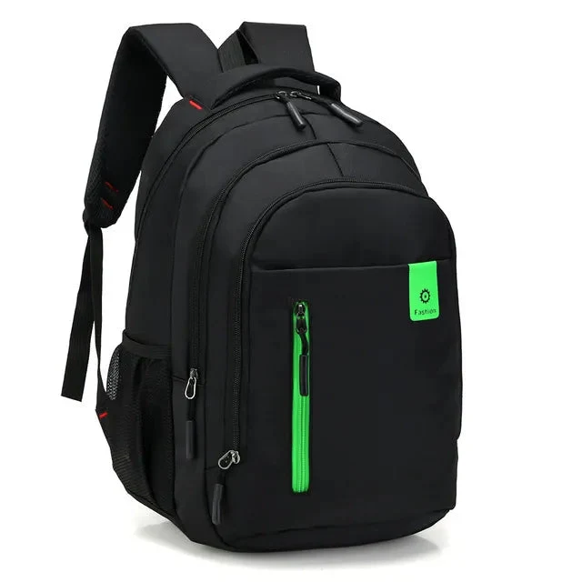 Zaino Impermeabile Oxford da Uomo con Più Tasche