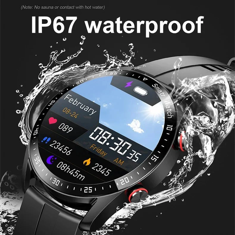 GlucoseGuard Smartwatch - Misurazione della Glucosio Indolore & Salute