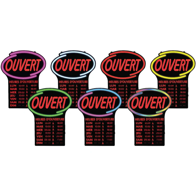 NEWON - Enseigne d'Ouverture à Changement de Couleur *Boite Ouverte*