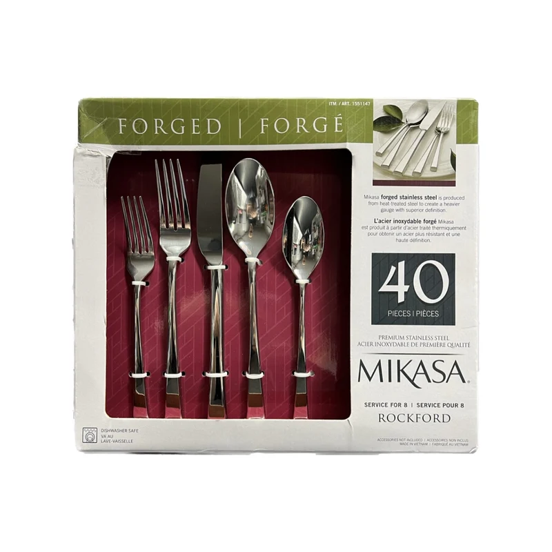 MIKASA - Ensemble d'Ustensiles en Acier Inoxydable ROCKFORD