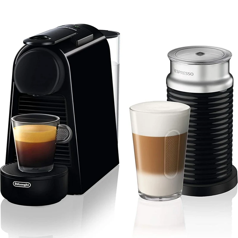 NESPRESSO - Machine à Café Essenza Mini & Aeroccino3 par De'Longhi