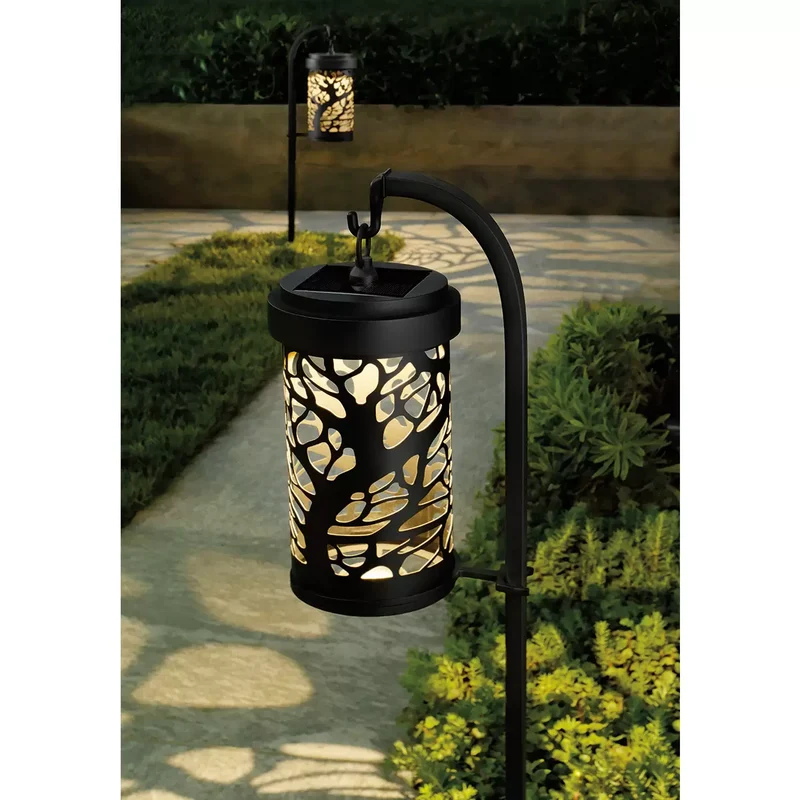 NATURALLY SOLAR - Ensemble de 2 Lampes Solaires avec Crochet de Berger