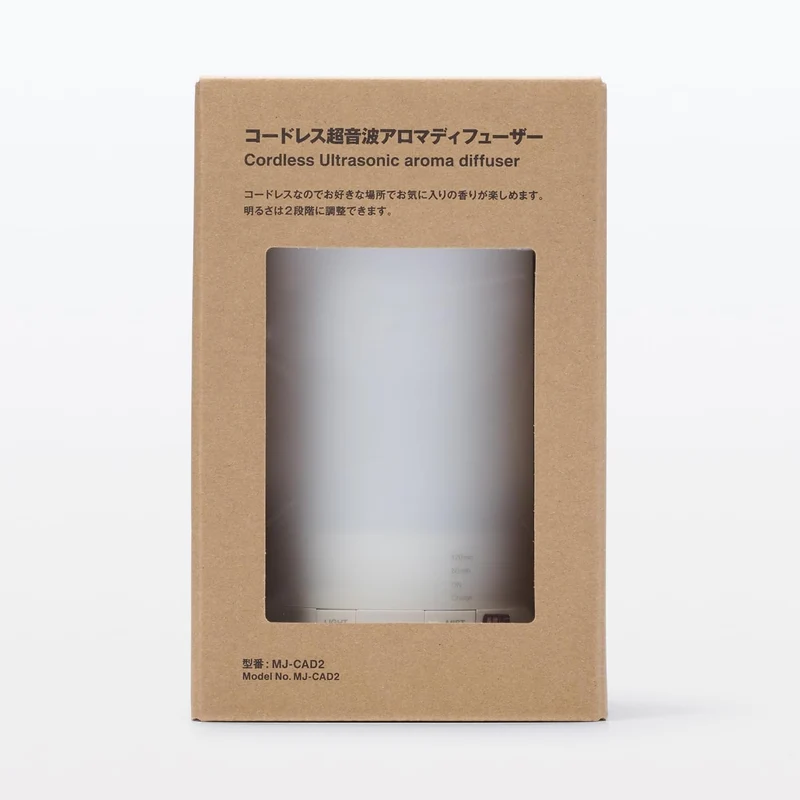 MUJI Cordless Ultrasonic Aroma Diffuser MJ-CAD2 LA1O4A3A 100-240V