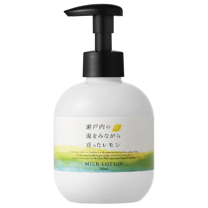 Daily Aroma Setouchi Lemon Milk Lotion 200ｍL | Citrus Body Care Gift