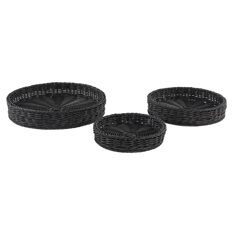 NEATFREAK - Ensemble de 3 Plateaux Tissés à la Main