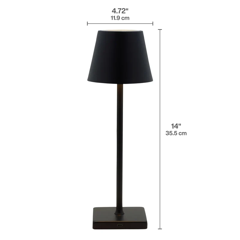 MIKASA - Paquet de 2 Lampes à Del Rechargeables à Contrôle Tactile