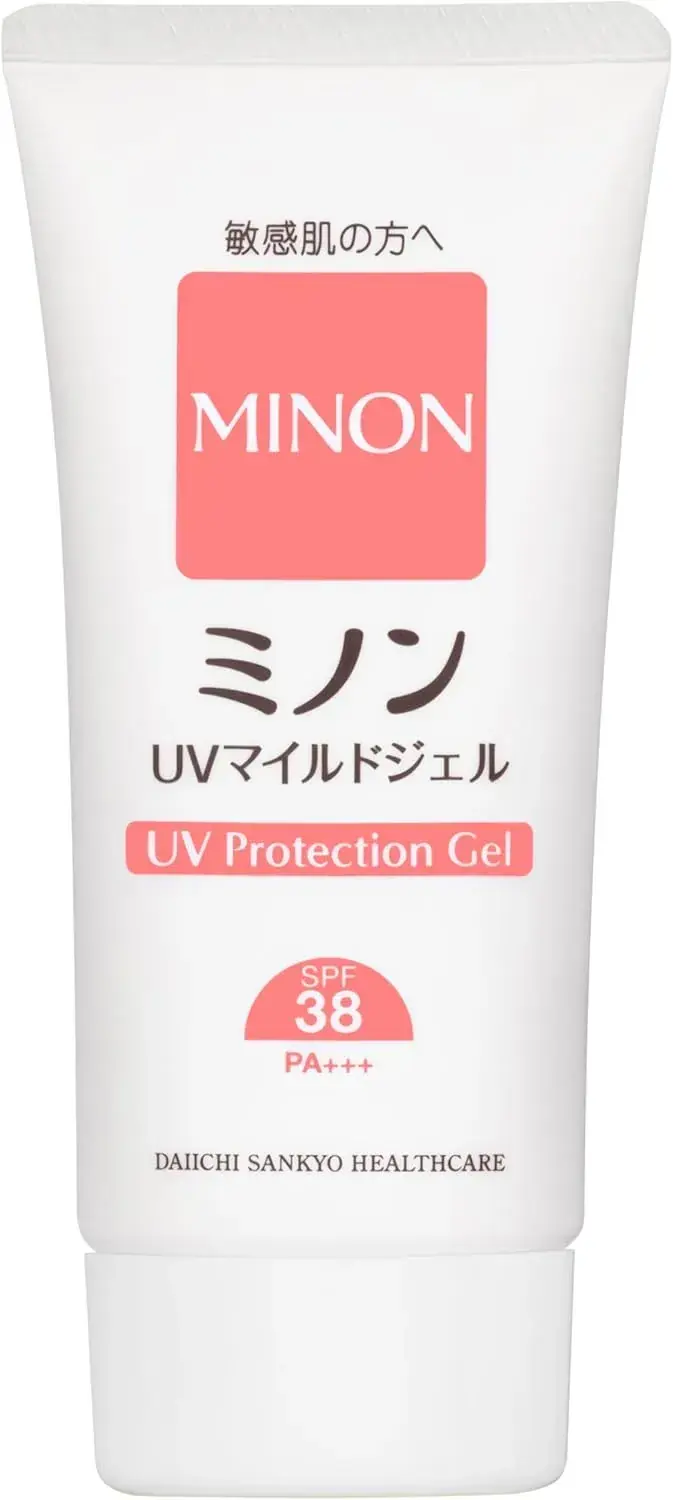 Minon Mild Gel UV Sunscreen SPF38 PA+++ Sensitive Skin 70g