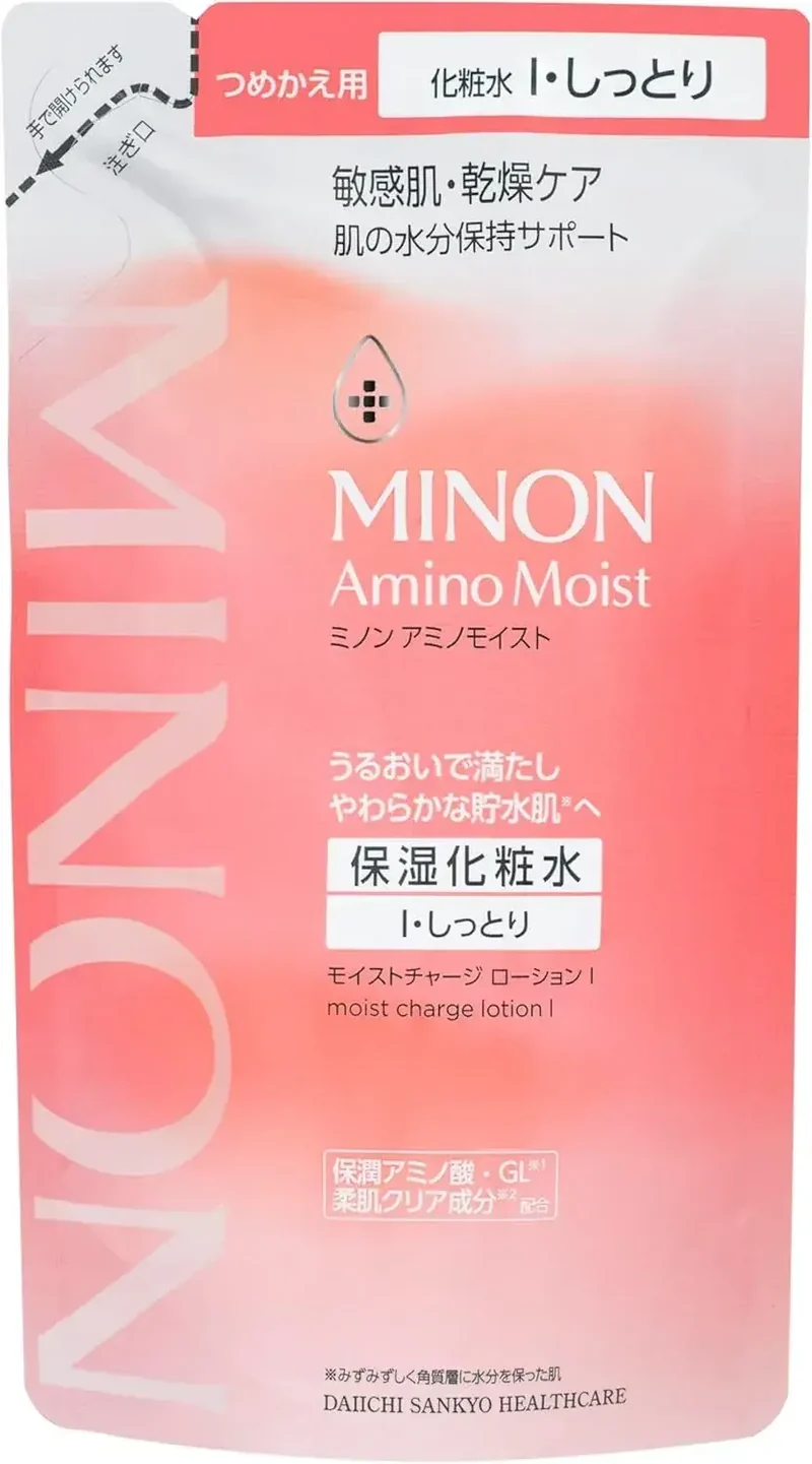 Minon Amino Moist Charge Skin Hydrating Lotion Refill Hypoallergenic