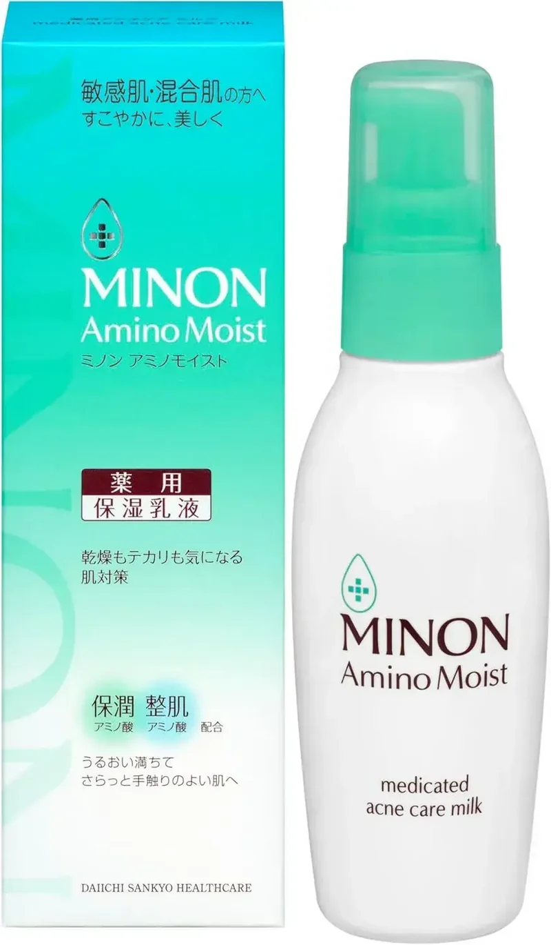 Minon Amino Moist Medicated Acne Care Lotion Sensitive Skin 100g