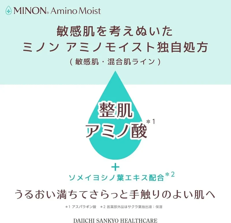 Minon Amino Moist Medicated Acne Care Lotion 150ml - Sensitive