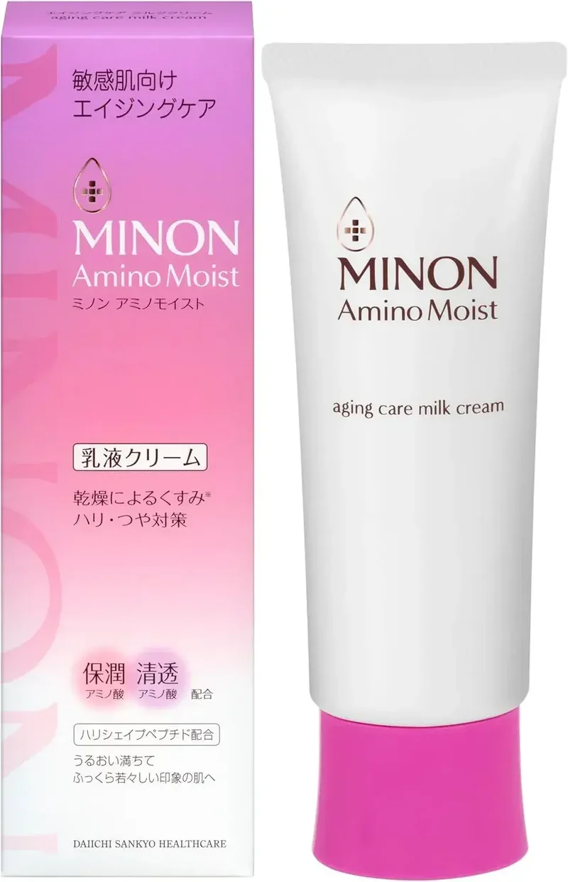 Minon Amino Moist 100g Anti-Aging Milk Cream for Sensitive Skin