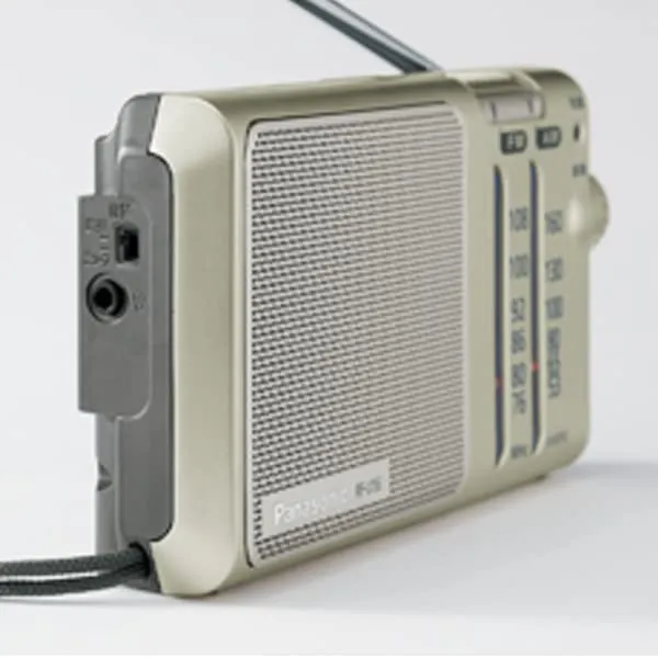 Panasonic FM/AM/Wide FM Radio Silver RF-U156-S