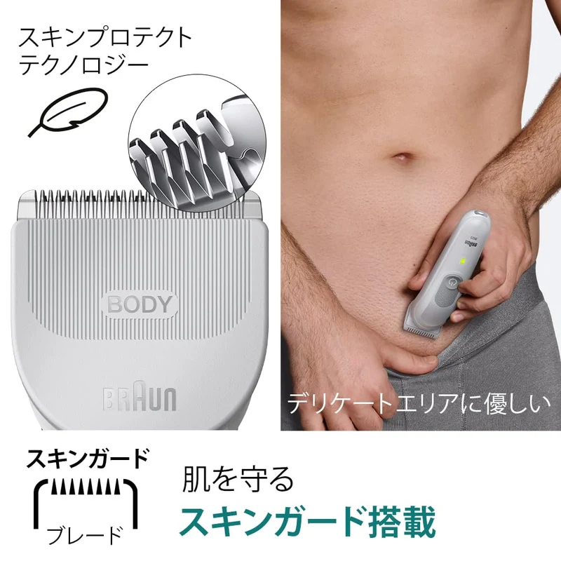 Braun Series 3 Body & Face Groomer BG3530 Trimmer with 2 Combs