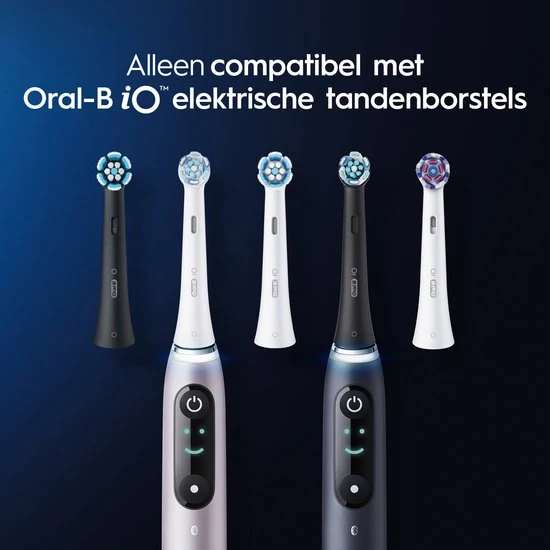 Oral-B iO Ultimate Clean Opzetborstels Wit - 4 Stuks