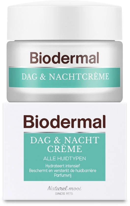 Biodermal Dagcreme -en Nachtcrème - Hydraterend en voedend - Gezichtsverzorging - 50ml
