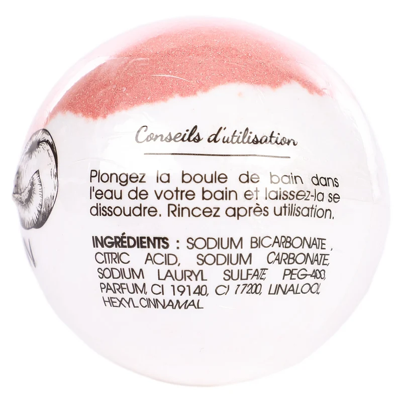 Bombe de bain à la pèche