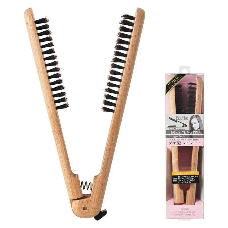 Straight Hair Brush Professional Detangling Smooth Styling Tool for All Hair Types