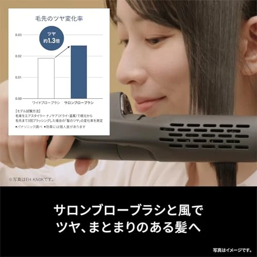Panasonic Air Styler Nanocare Volume Up Brush EH-KN9L-H Noble Gray