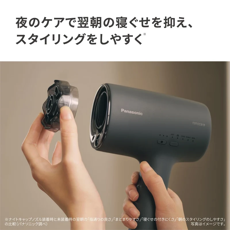 Panasonic Hair Dryer Nanoe High Penetration EH-NA0K-H Mist Gray Compact AC100V