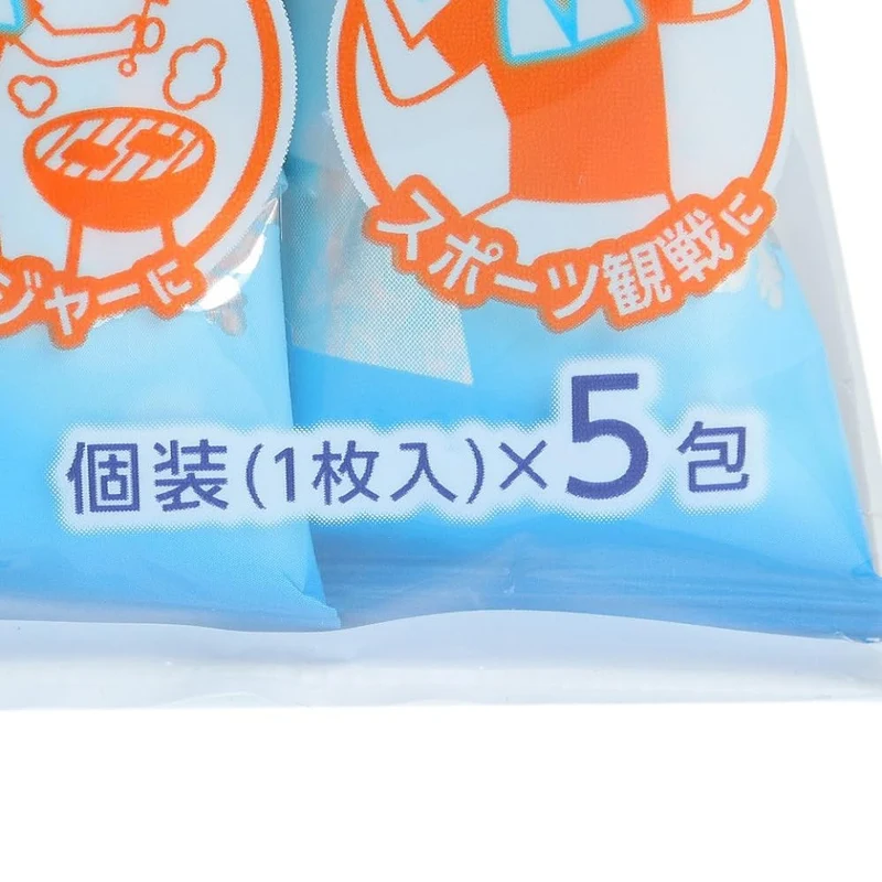 Kao Biore Cooling Towels Unscented 5 sheets