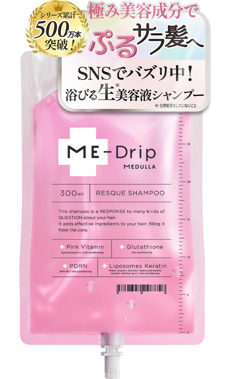 Medulla ME-Drip Rescue All-in-One Shampoo Fruity Floral Scent 300ml