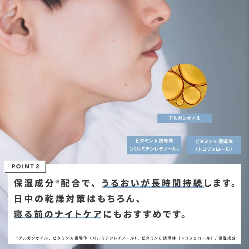 Retouch Men's Moisturizing Lip Balm - Fragrance-Free Colorless 2G Gift