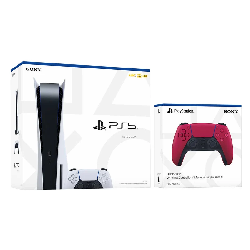 SONY - Console PlayStation 5 avec Manette Sans Fil Noir