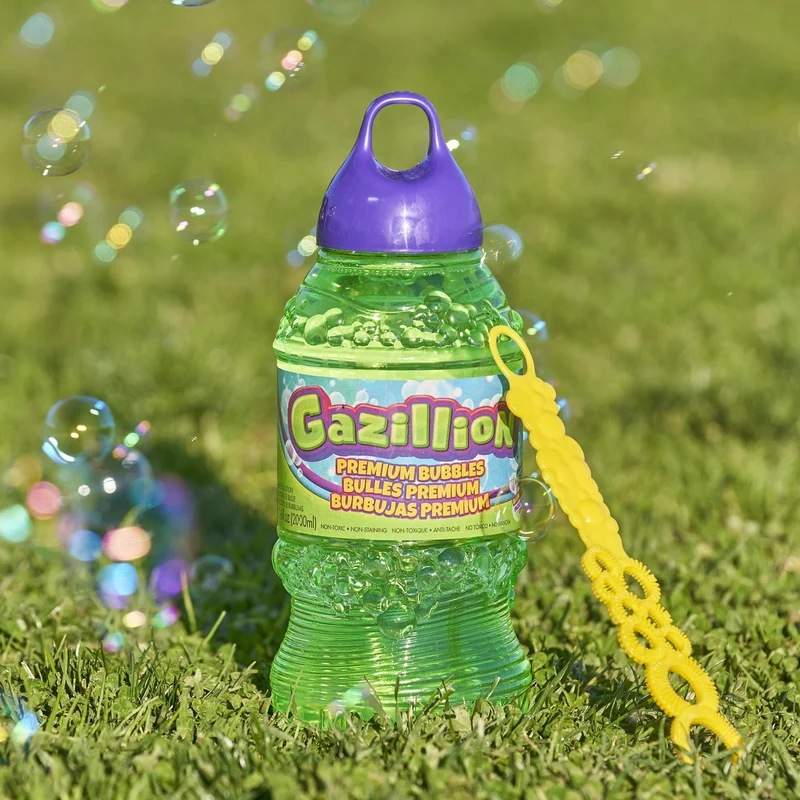 GAZILLION - Paquet de 2 Bouteilles de Solution à Bulles