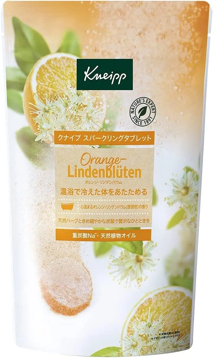 Kneipp Good Night Sparkling Bath Tablets with Valerian and Hops Scent 6 Tablets Kneipp