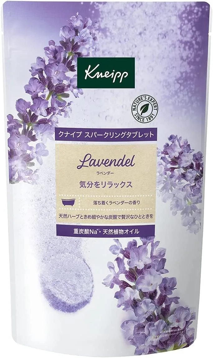 Kneipp Good Night Sparkling Bath Tablets with Valerian and Hops Scent 6 Tablets Kneipp