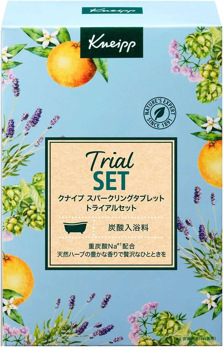 Kneipp Good Night Sparkling Bath Tablets with Valerian and Hops Scent 6 Tablets Kneipp