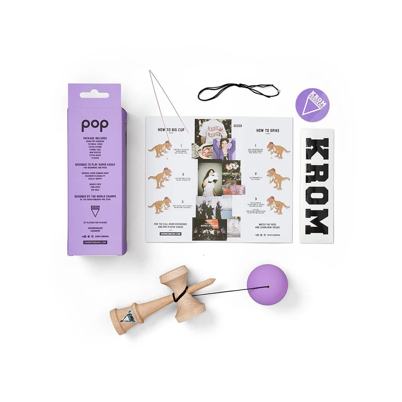 KROM Kendama POP 16cm Lavender