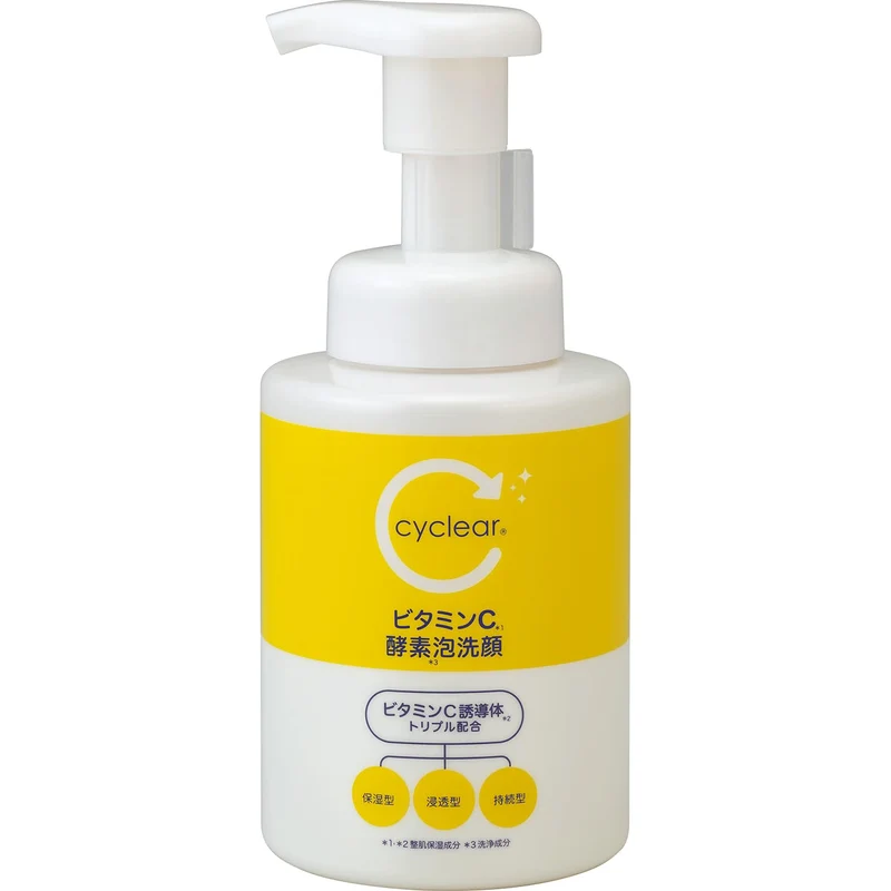 Kumano Oil Cyclear Vitamin C Enzyme Foam Face Wash 300Ml