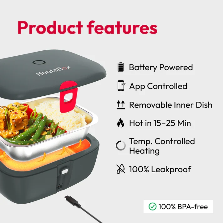 HeatsBox Go Smart heating Lunchbox V2.0