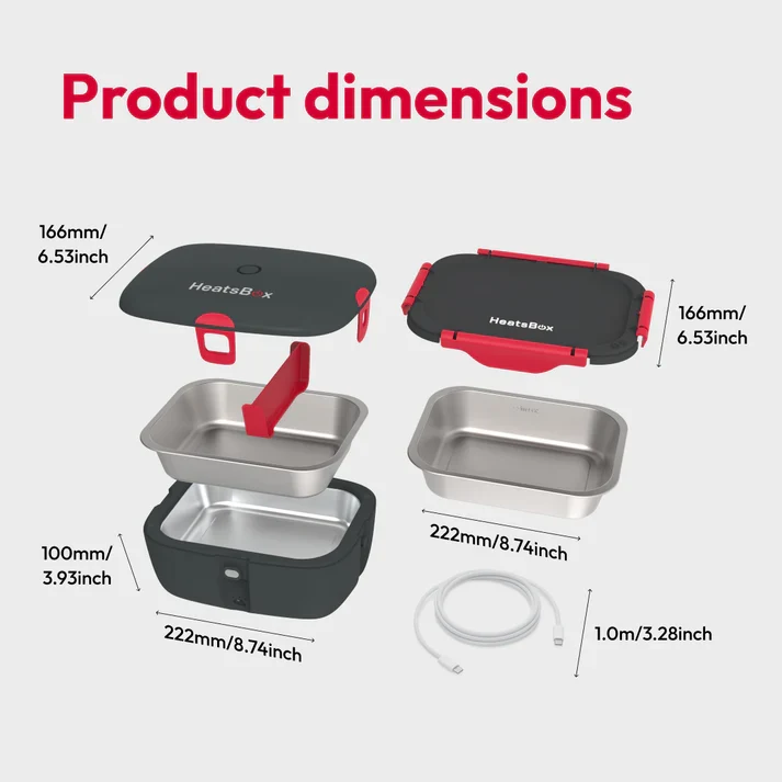 HeatsBox Go Smart heating Lunchbox V2.0