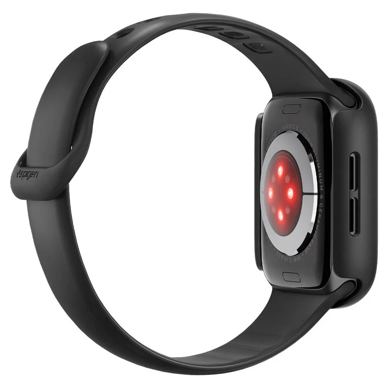 Spigen Apple Watch SE3/SE2/6/SE/5/4 40mm Thin Fit 360 Case with Screen Protector (Black)