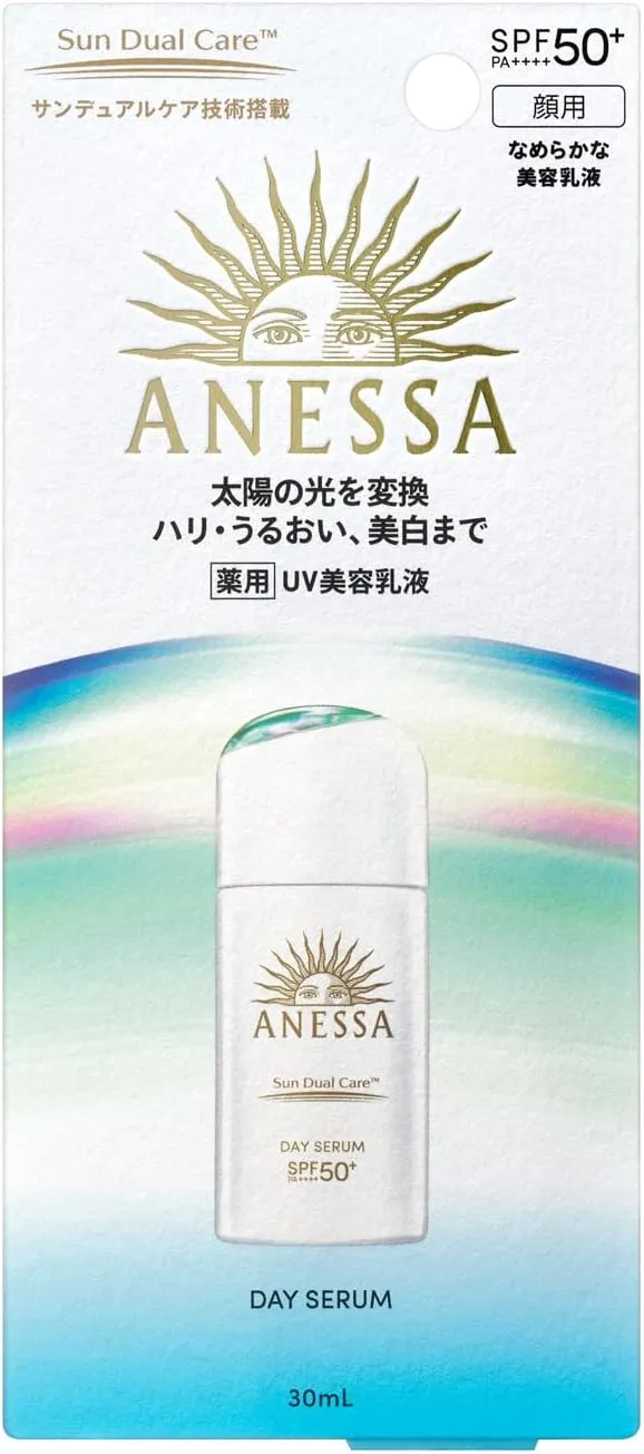 Anessa Day Serum Morning/Daytime Cream/Emulsion 30Ml | Fresh Floral Fragrance | Japan