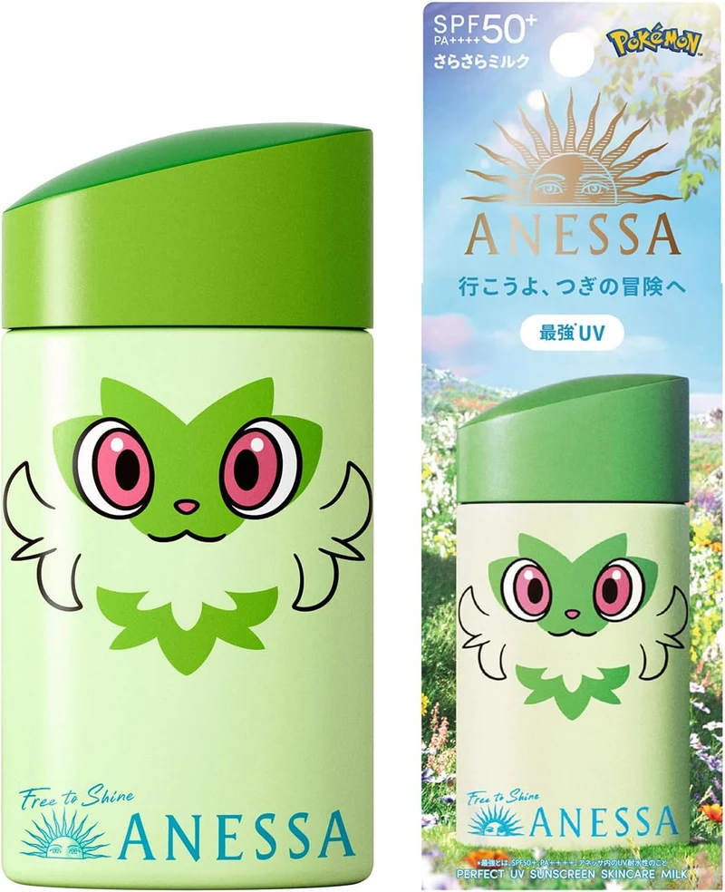 Anessa Perfect UV Skin Care Milk Pokémon Limited Edition Fruity Floral 60ml
