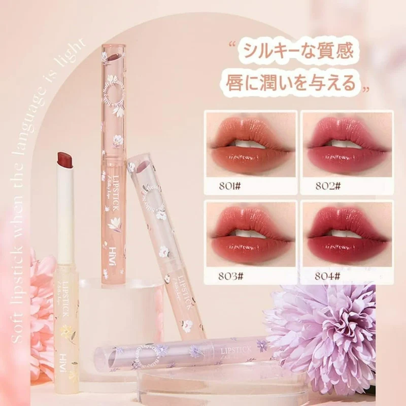 HiVi 8-Piece Makeup Set: 4 Lipsticks Brow Pencil Concealer Blush Palette