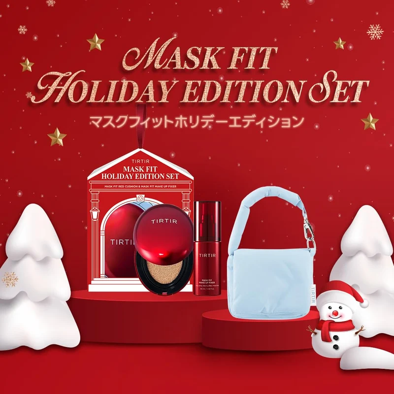 [TIRTIR] Mask Fit Holiday Edition Cushion + Mini Fixer (RED 21N)