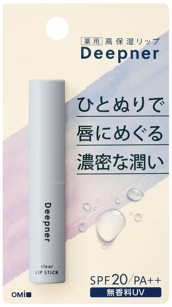 Menturm Lip Care UV Protection Fragrance-Free 2.3G Omi Brotherhood Lip Balm