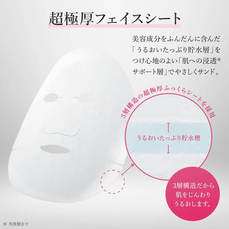 Lululun Face Mask Over45 Camellia Pink 32 Sheets 2FB