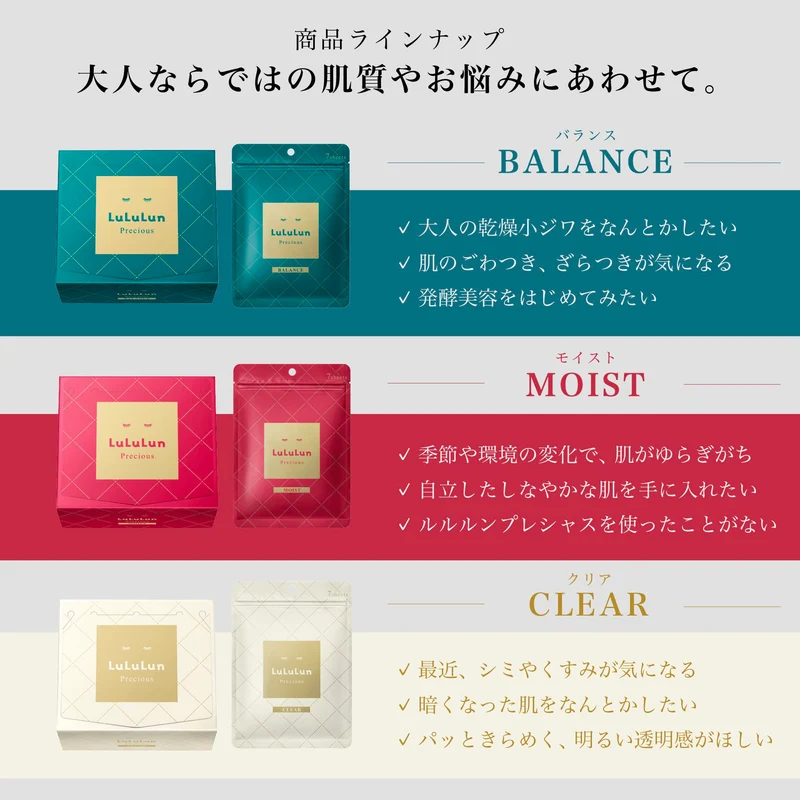 Lululun Face Mask Precious Firming and Radiance Type 32 Sheets 4FB