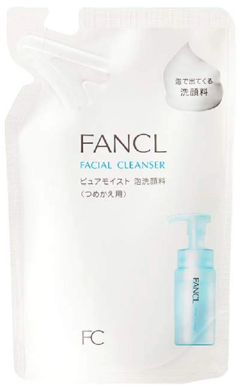 FANCL Pure Moist Foam Facial Cleanser Refill 130ml - 50 Uses