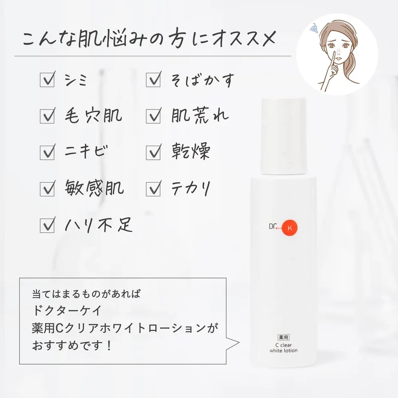 Dr. K Medicated C Clear Lotion with Vitamin C & Niacinamide for Acne Care