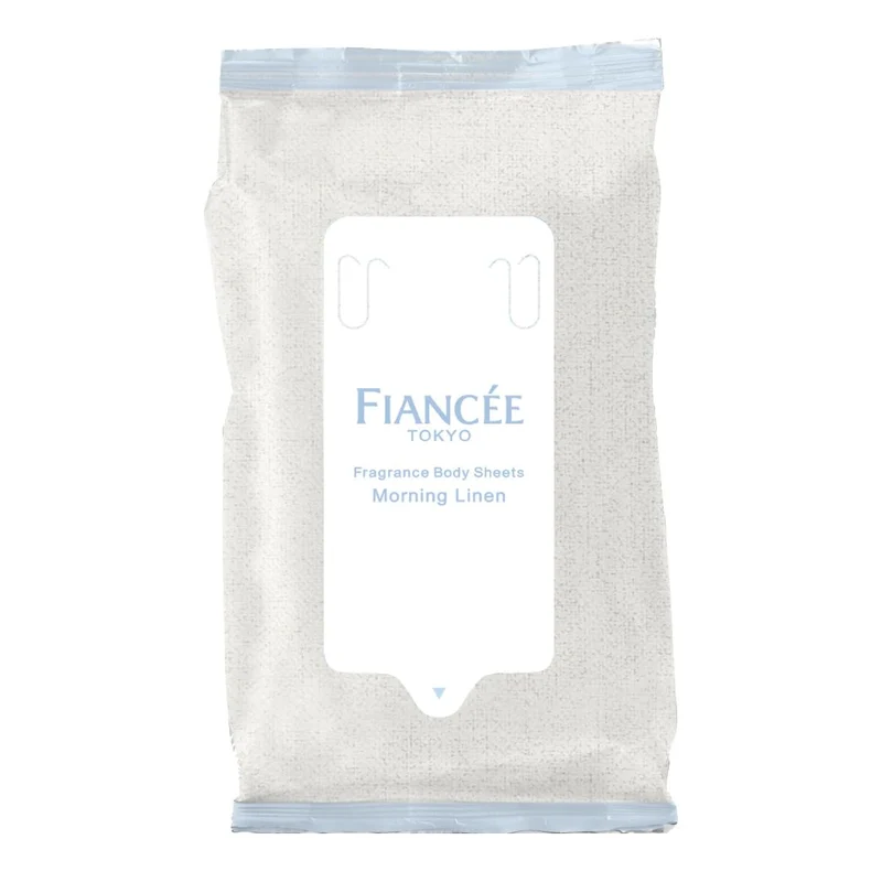 Fiancee Fragrance Body Sheet Morning Linen 20 Pack Fresh Linen Scent